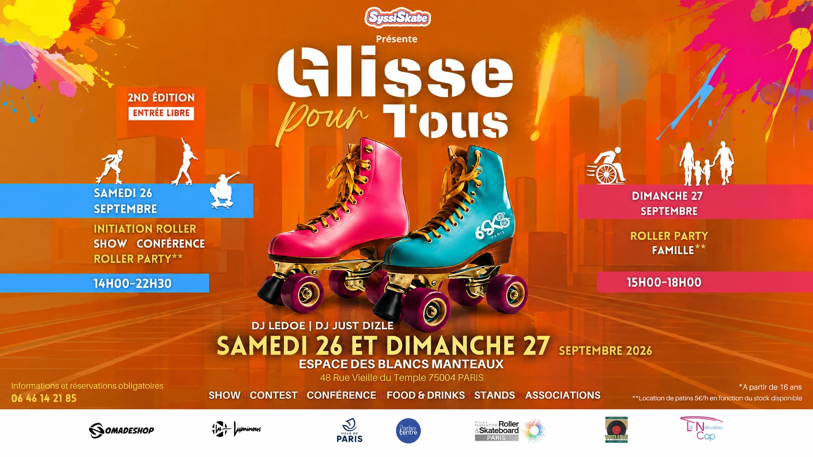 Glisse Pour Tous ! 6sk8 Roller Dance Party 🛼
