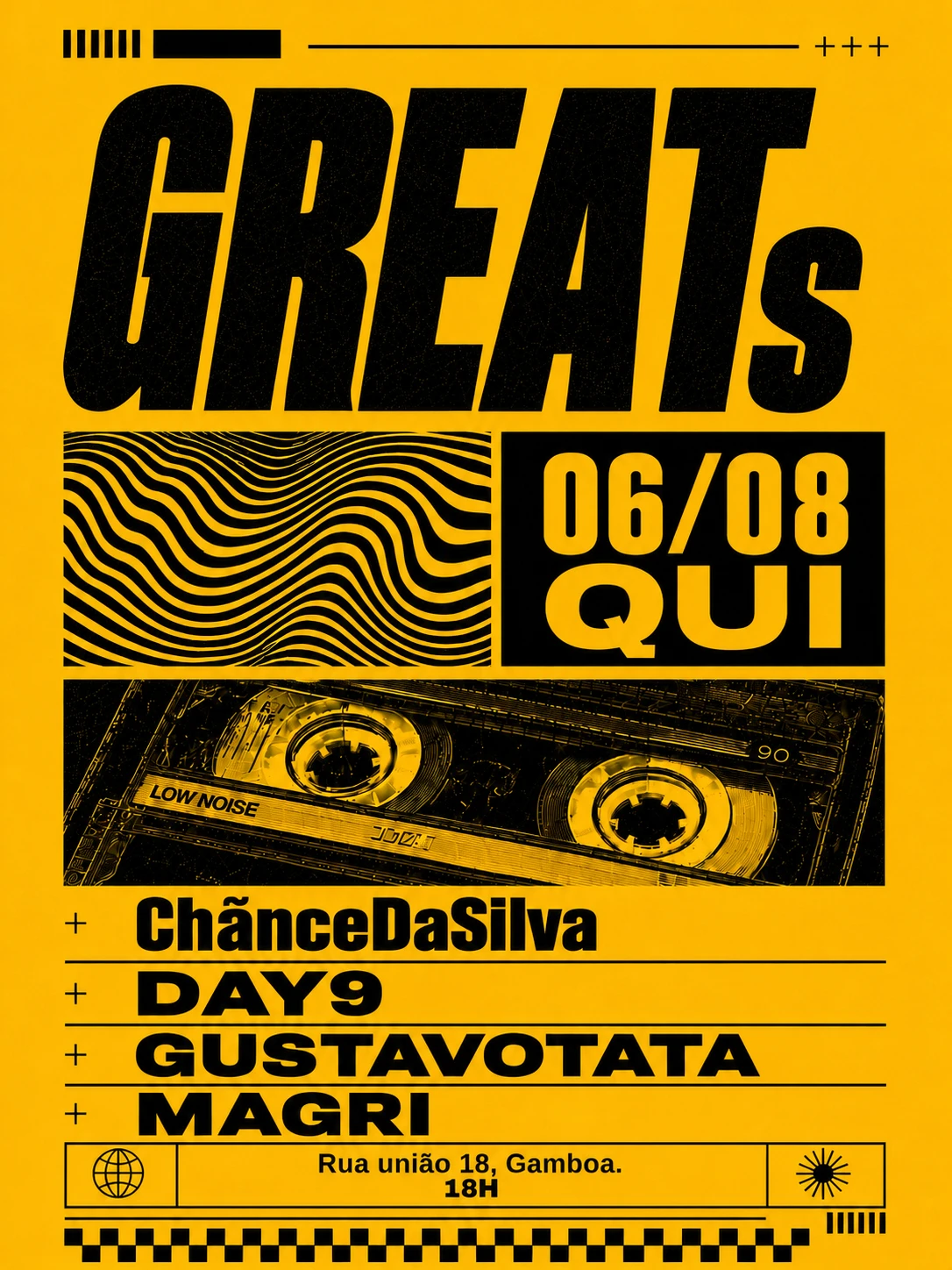 Greats No Baiúca | Qui 06/08