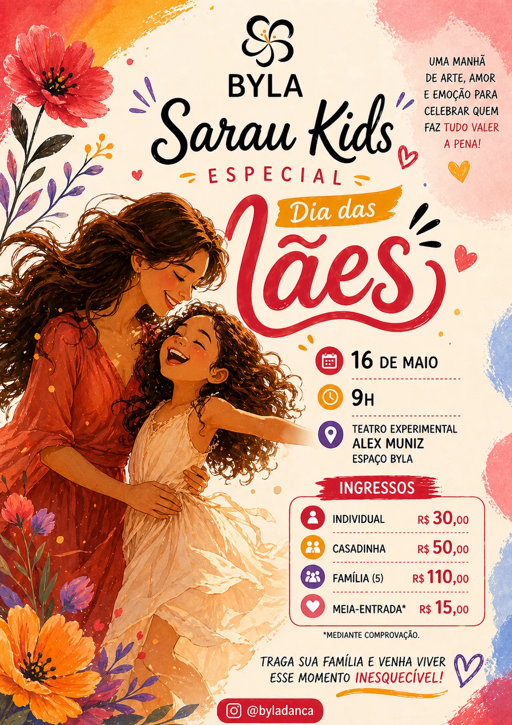 Sarau Do Byla - Especial Mês Das Mães