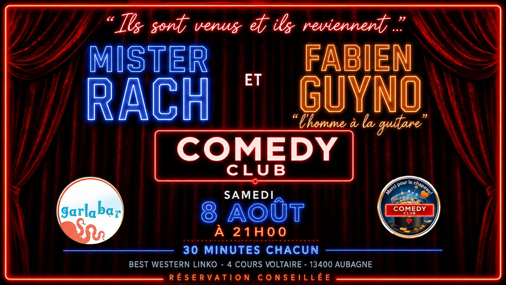 Garlabar Exceptionnelle Mister Rach & Fab…