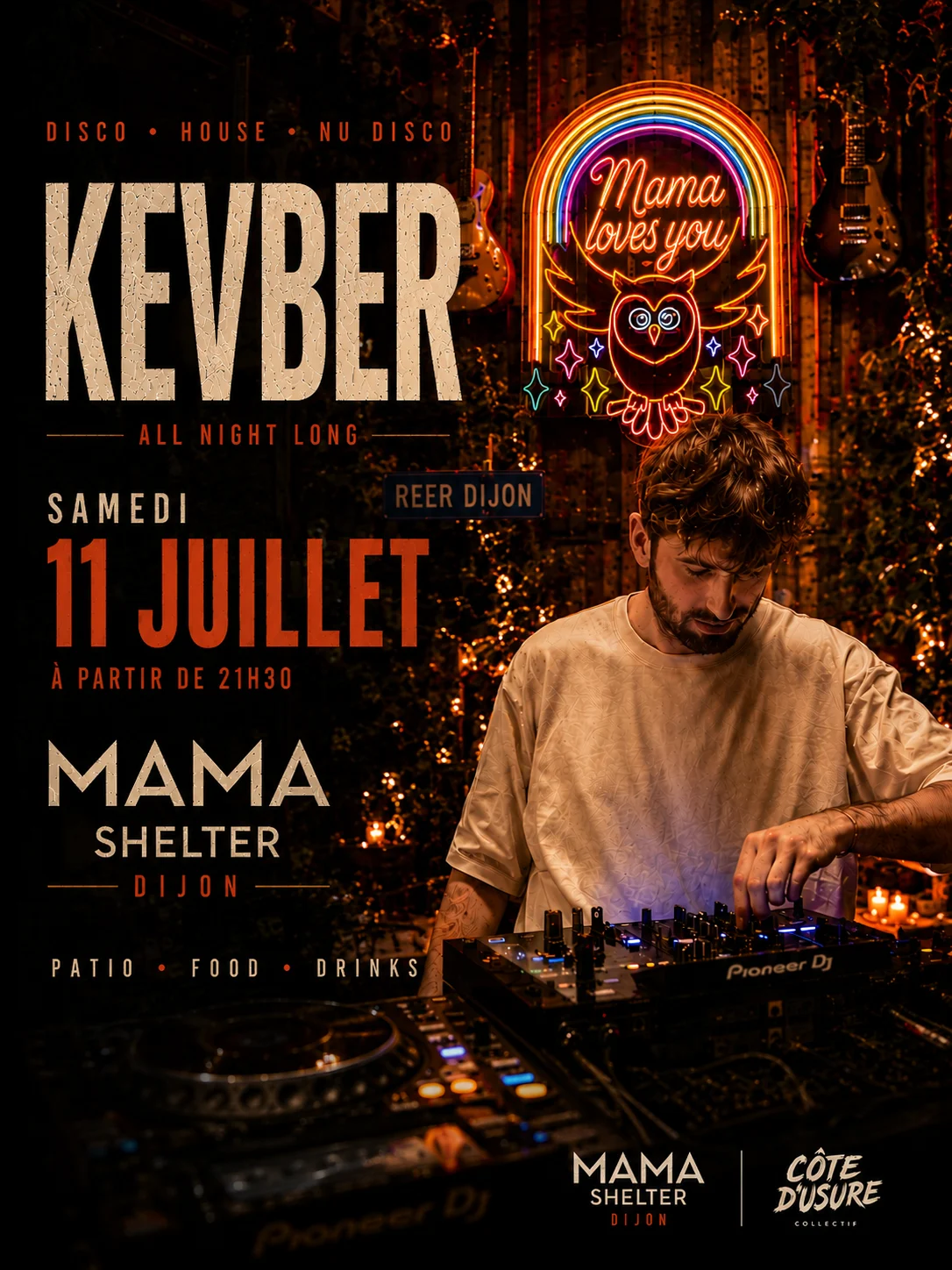 Kevber Au Mama Shelter De Dijon, 11 Juillet 2026
