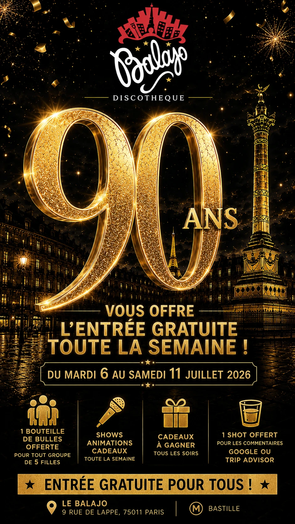 Les 90 Ans Du Balajo