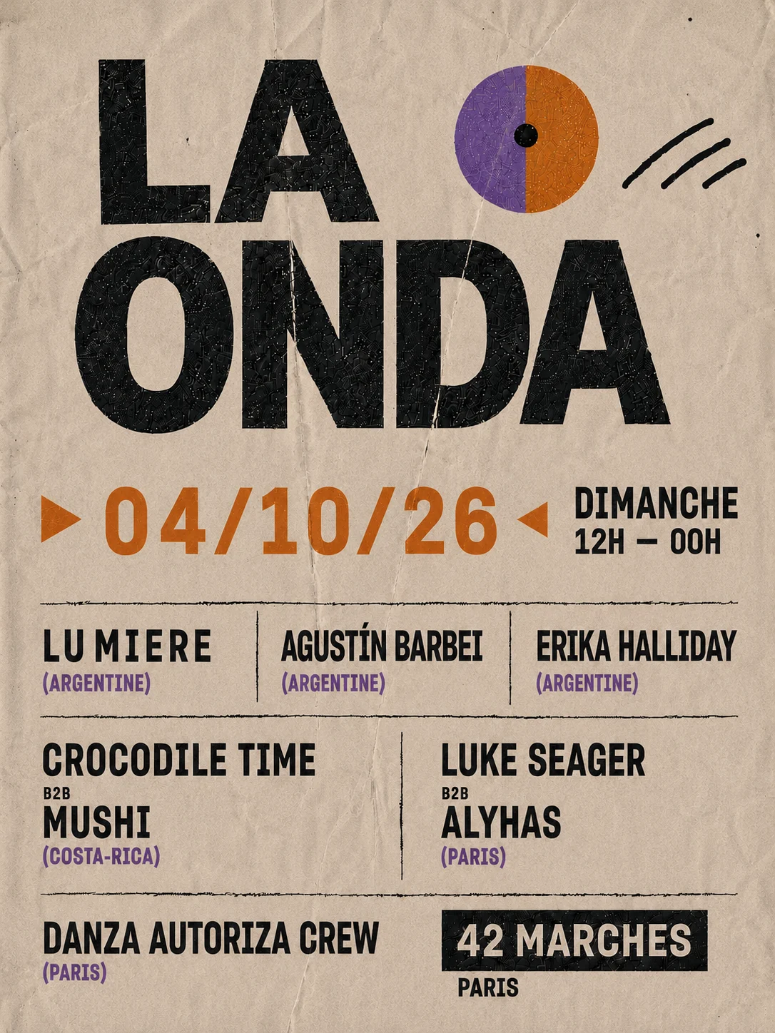 La Onda X 42m (Lumière, Alyhas B2b Luke Seager, Agus Barbei)