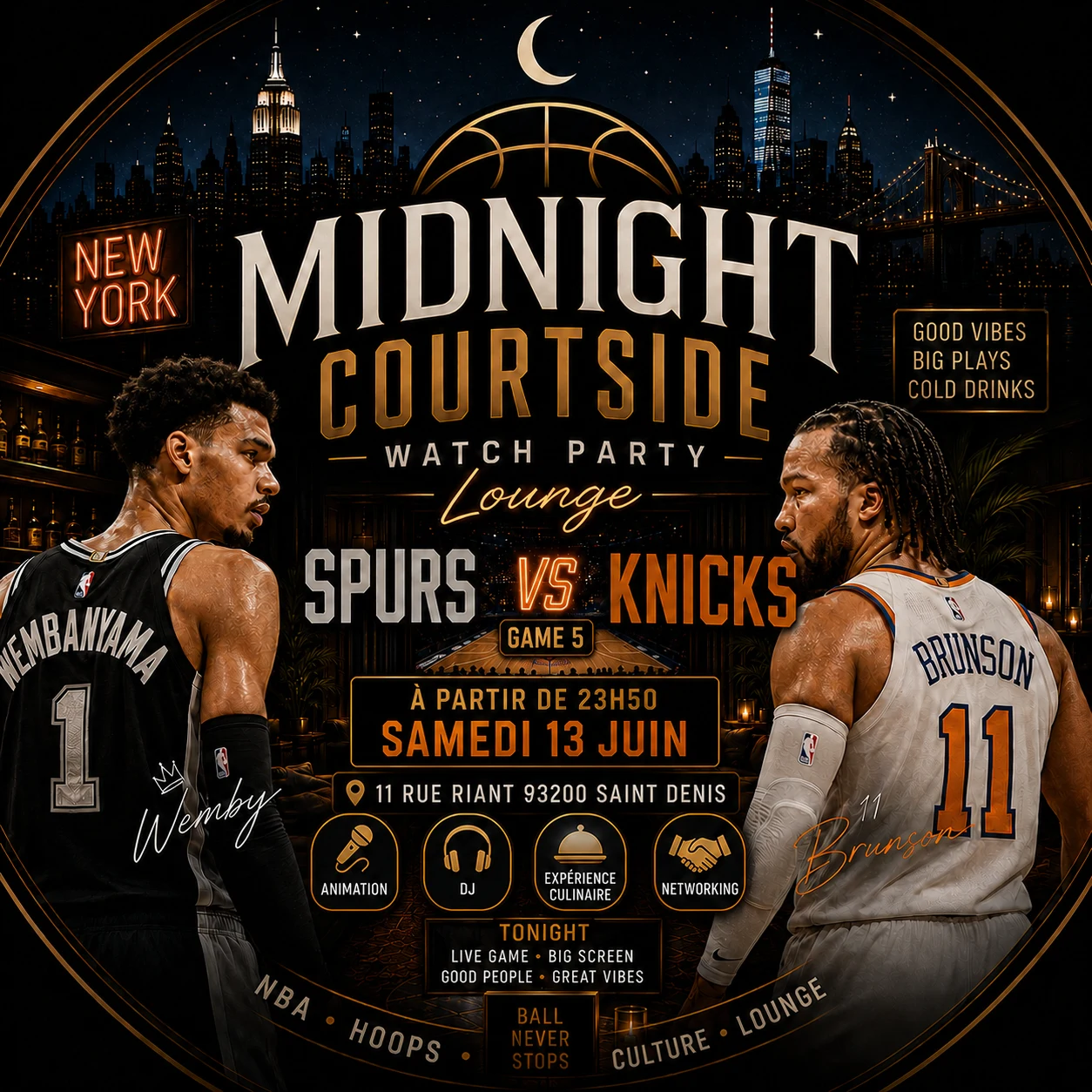 Annulé Midnight Courtside 2