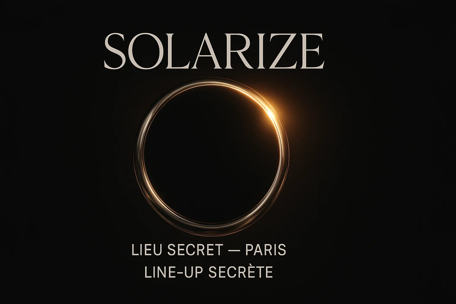 Solarize - Secret Event