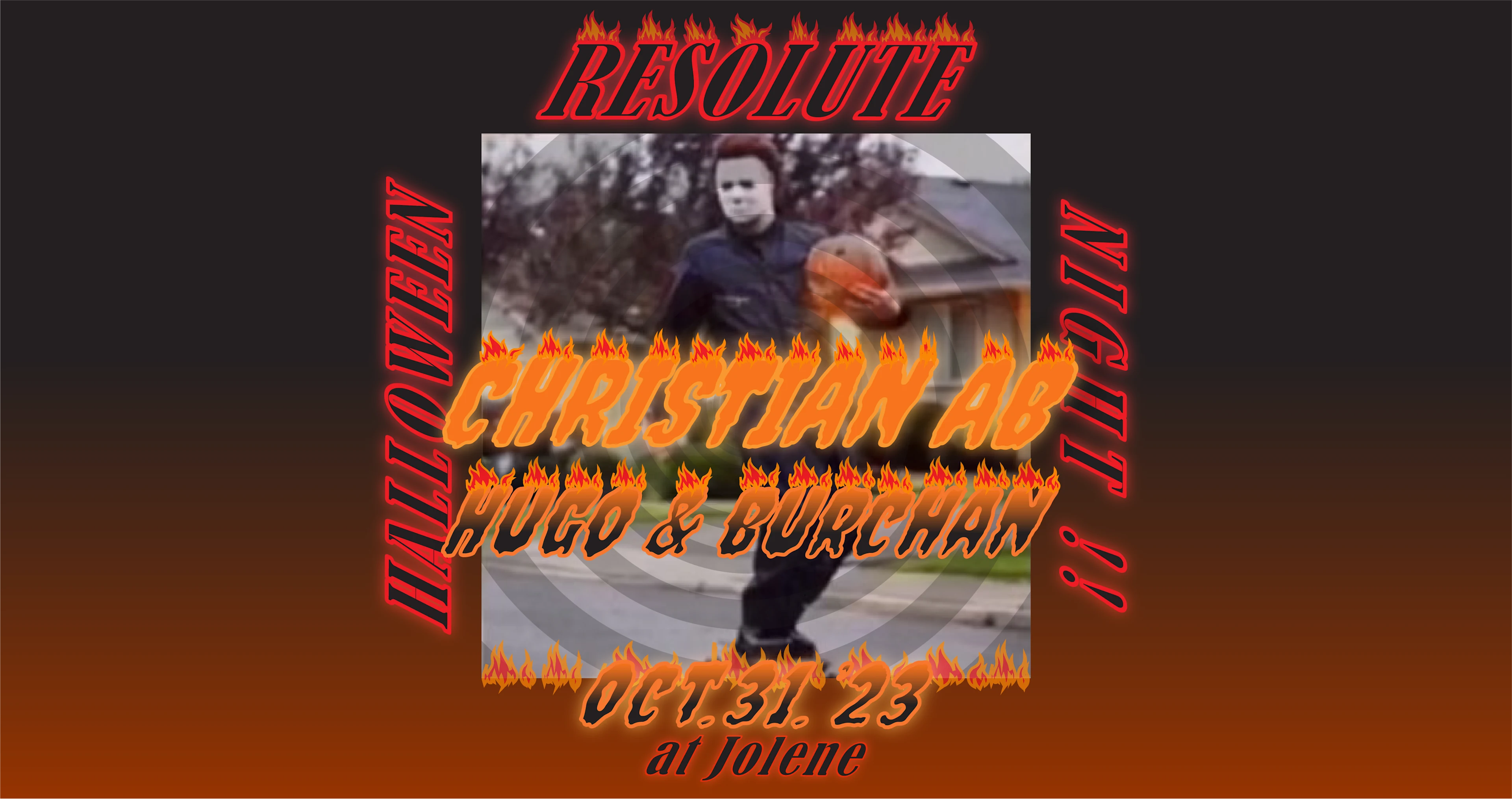 Resolute Halloween Night With Christian Ab, Burchan & Hugo