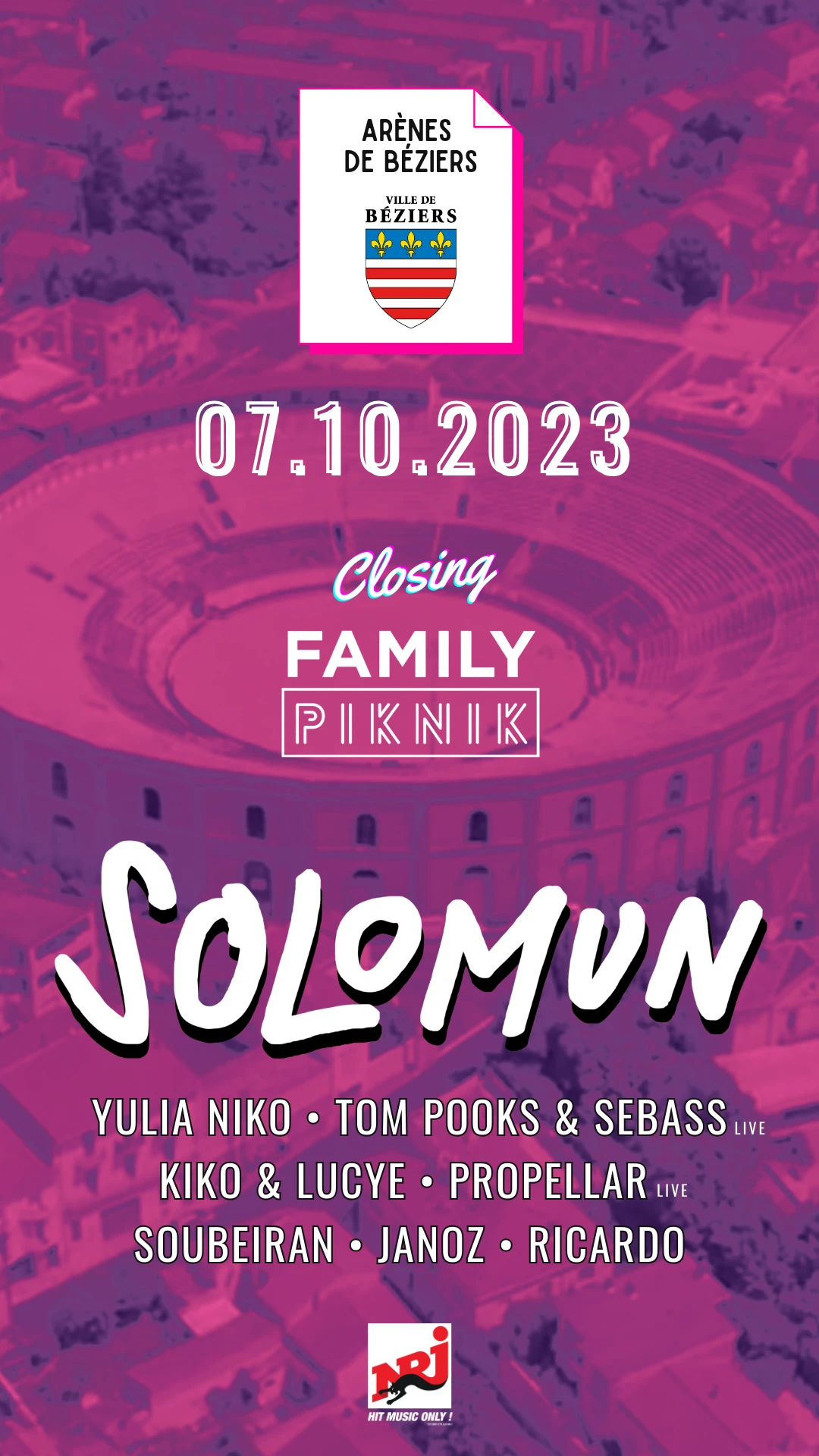 Solomun - Closing Family Piknik 2023 - Arènes De Béziers