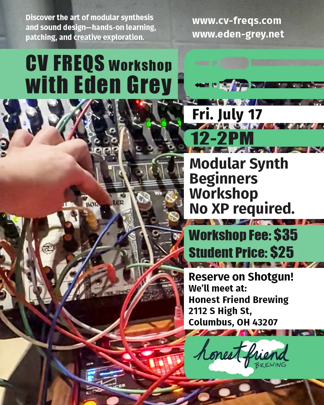 Workshop With Eden Grey At Honest Friend Brewing