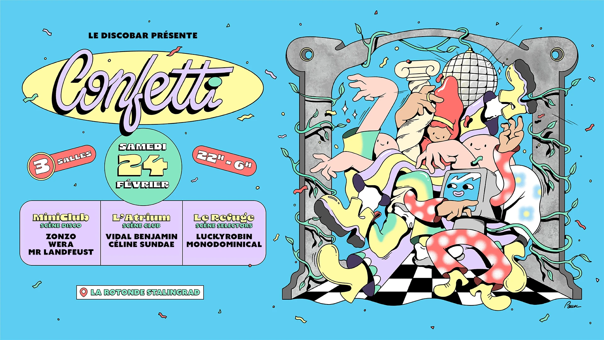 Le Discobar Présente Confetti - Tickets Dispo Sur Place