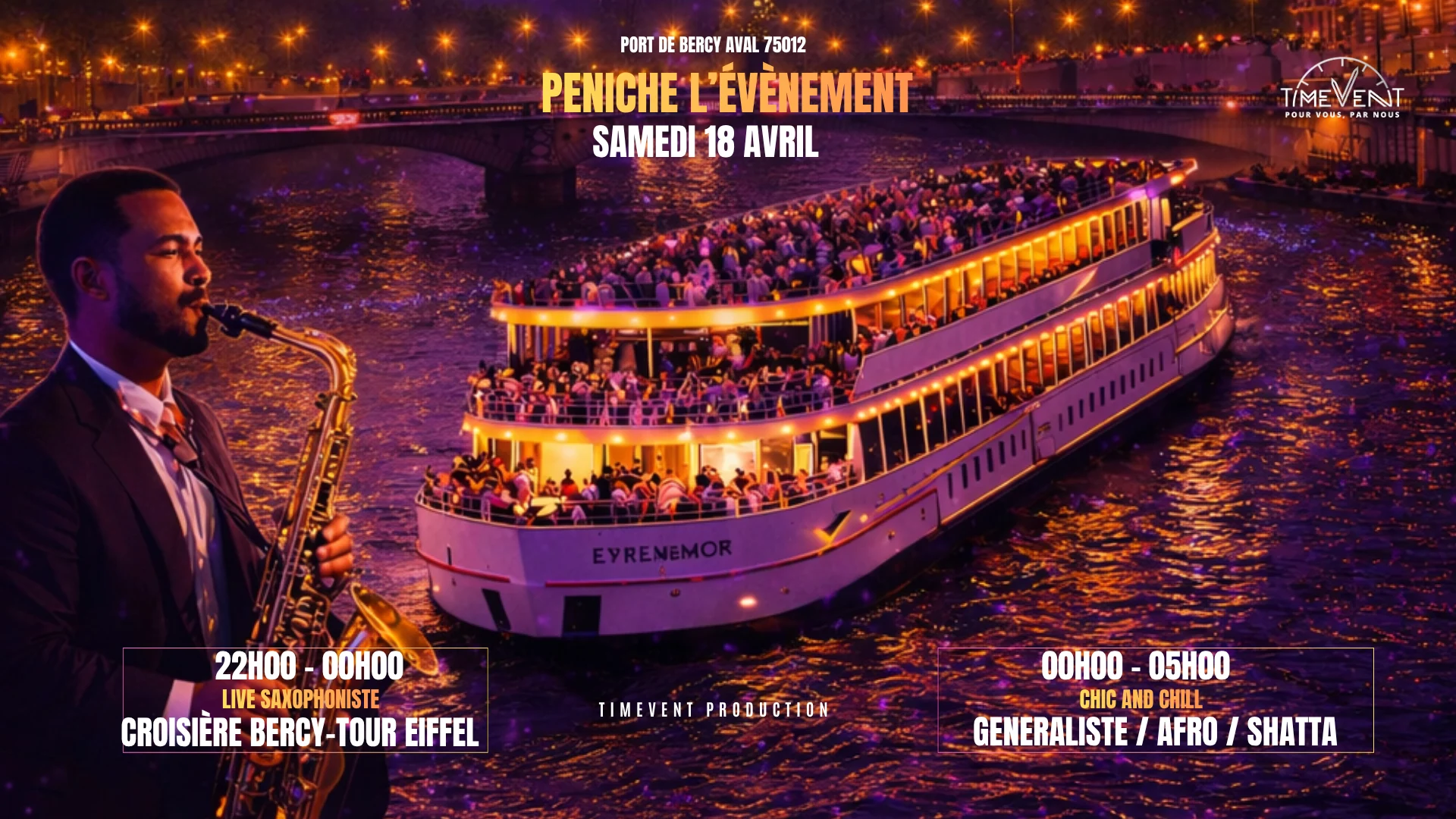 Spring Cruise - Péniche Commercial / Afro / House
