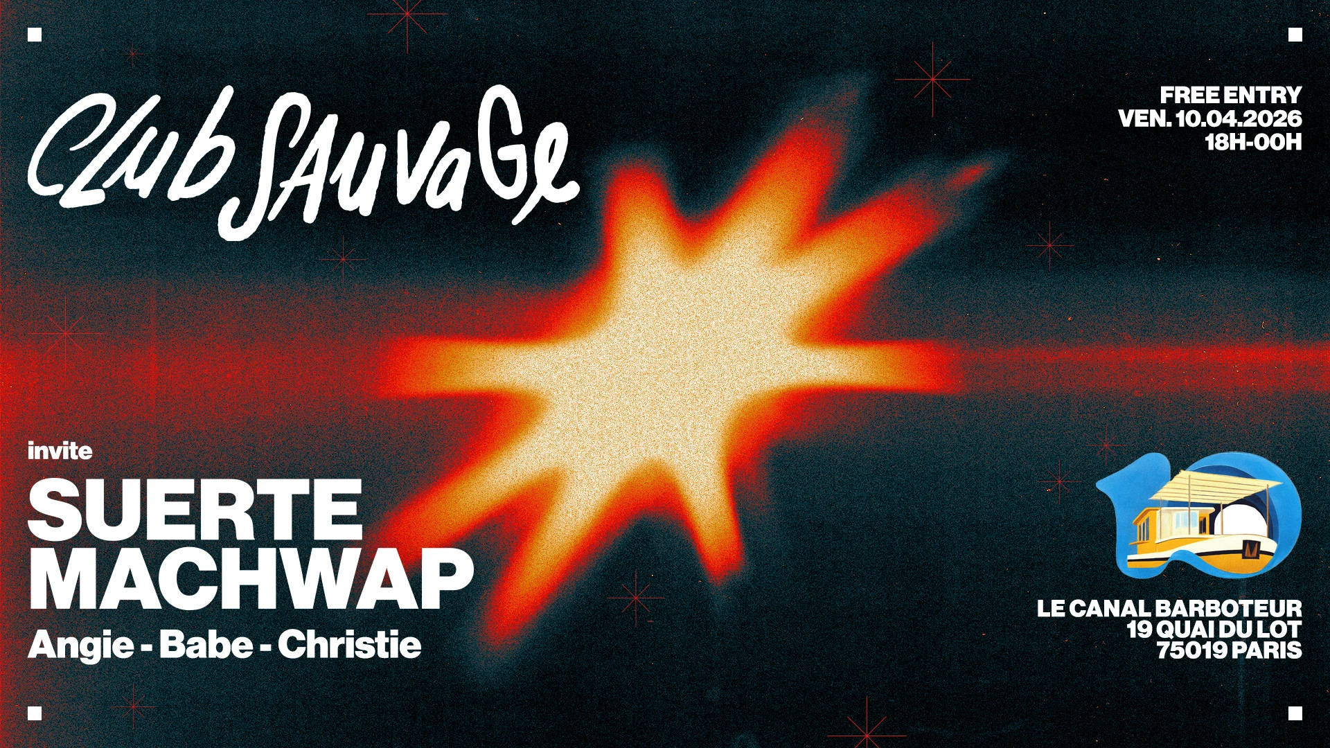 Club Sauvage Invite Suerte + Machwap