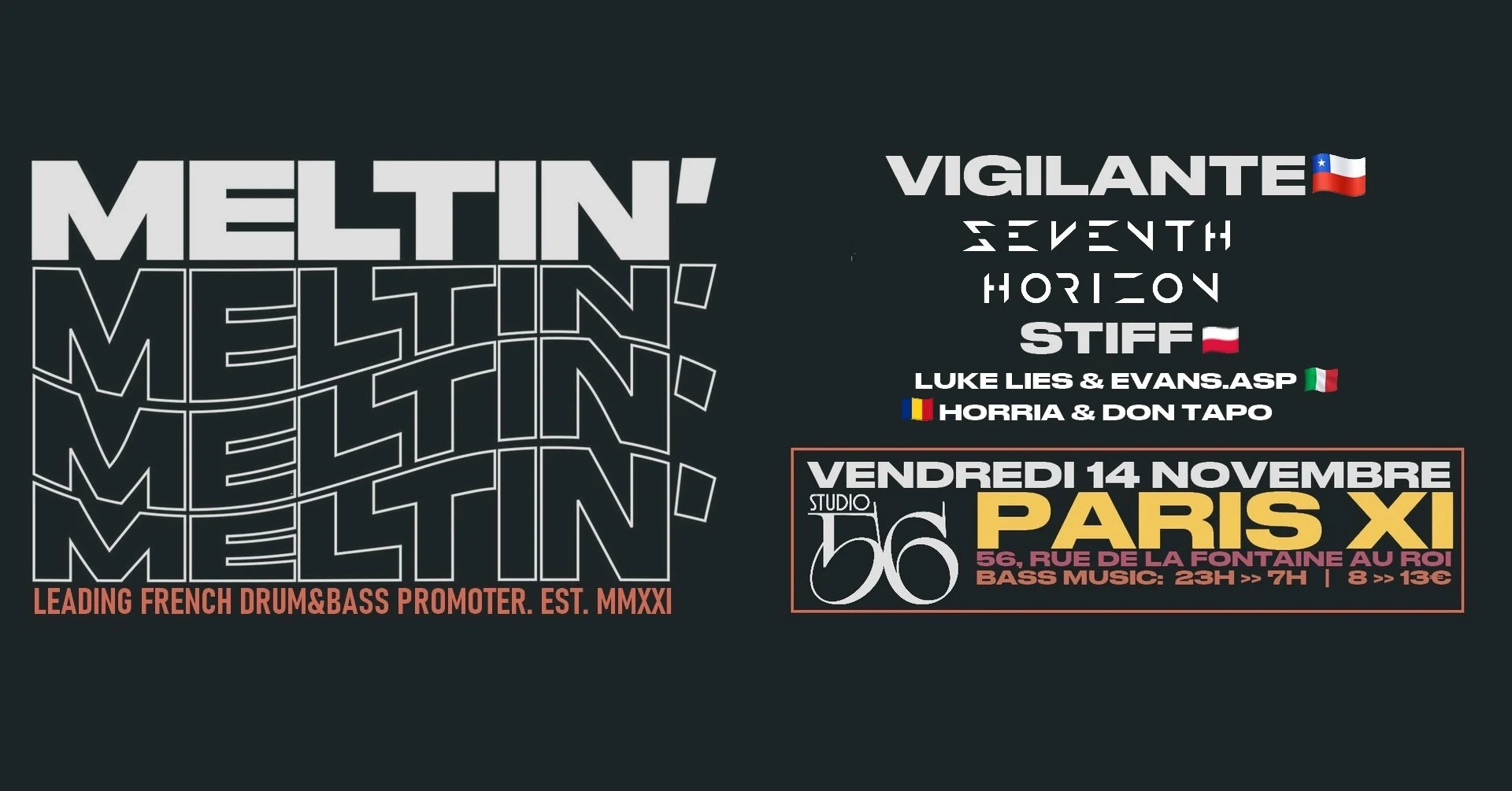 Meltin’ - Bass Music Au Studio 56