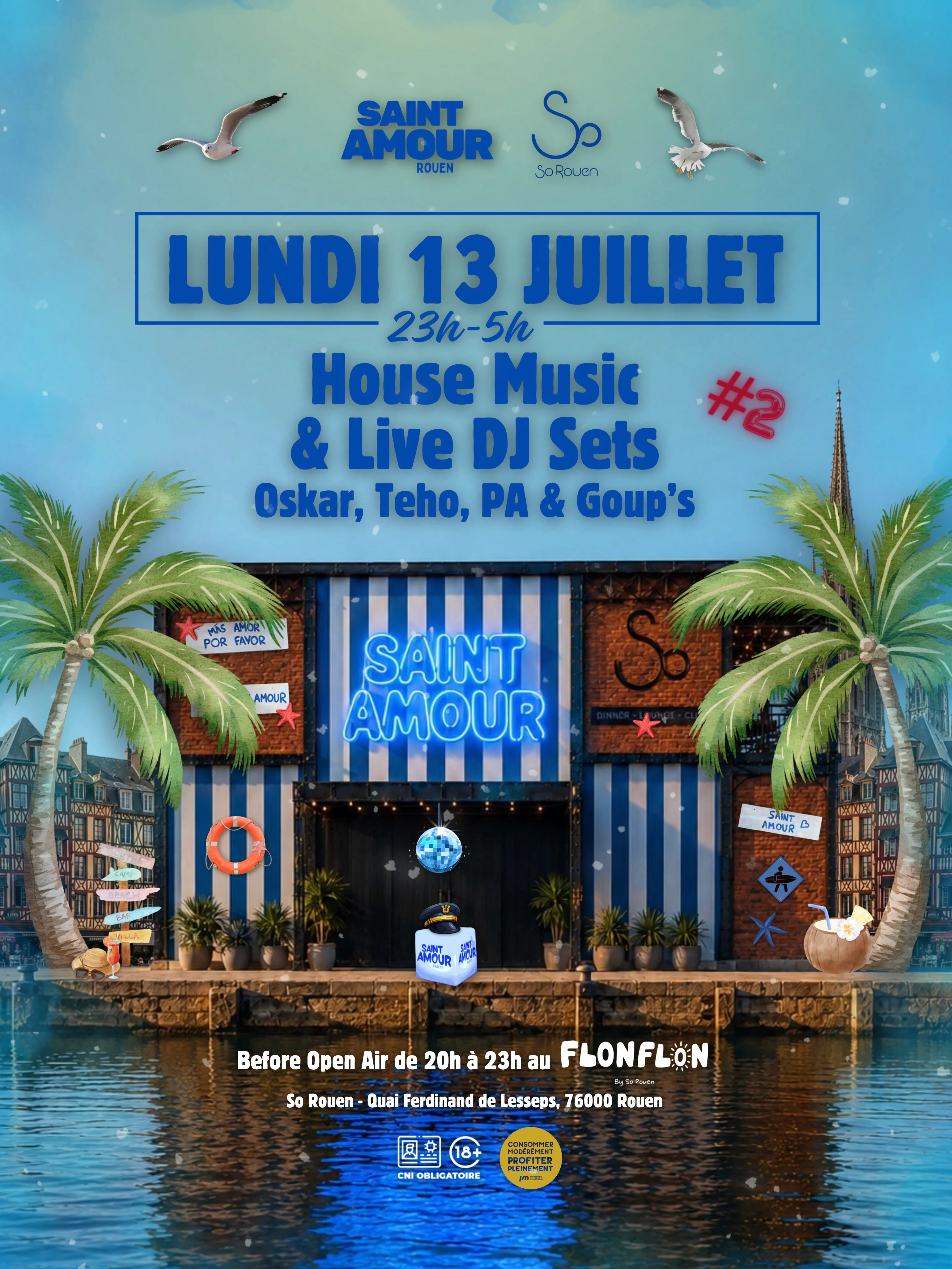 Saint Amour Rouen | So Rouen | Lundi 13 Juillet 2026