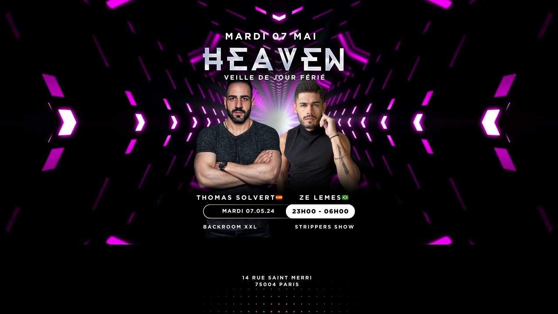 Heaven With Thomas Solvert (Veille De Jour Férié)