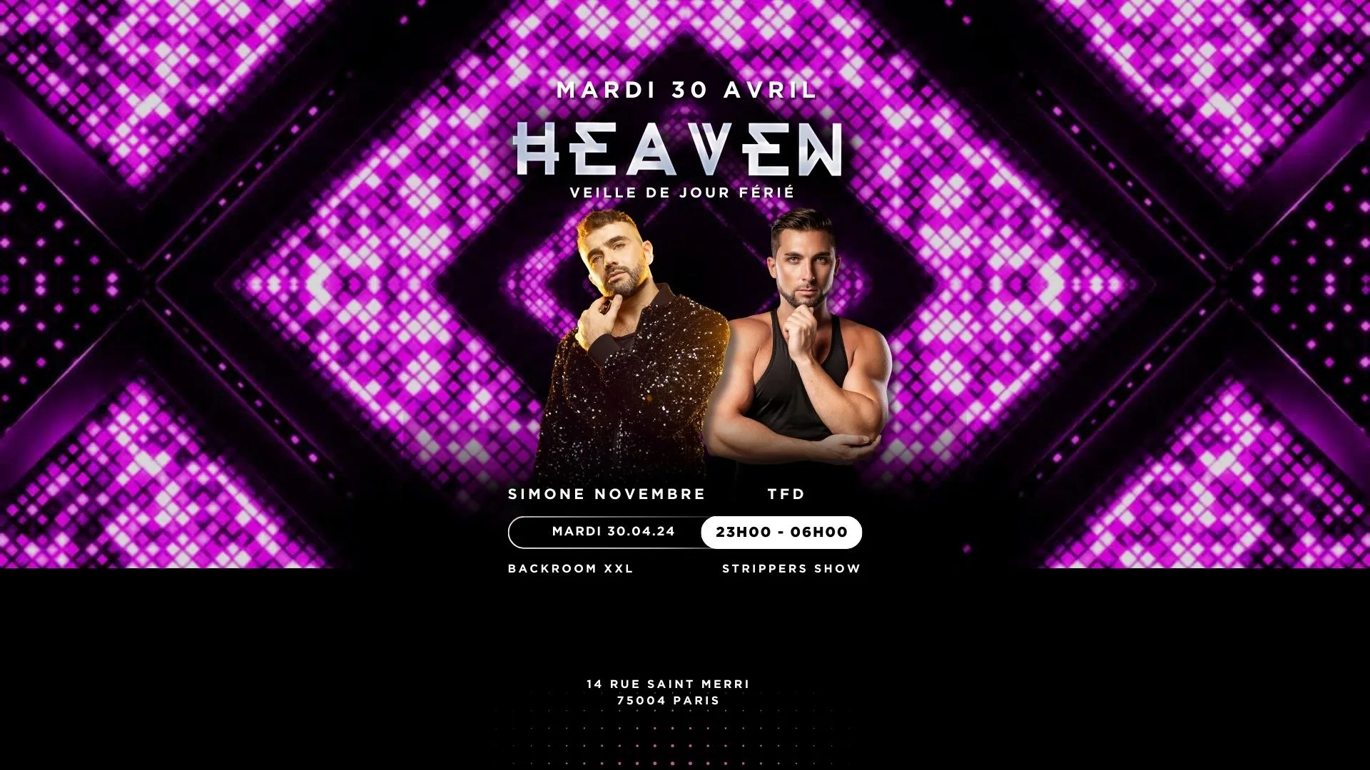Heaven With Simone Novembre (Veille De Jour Férié)