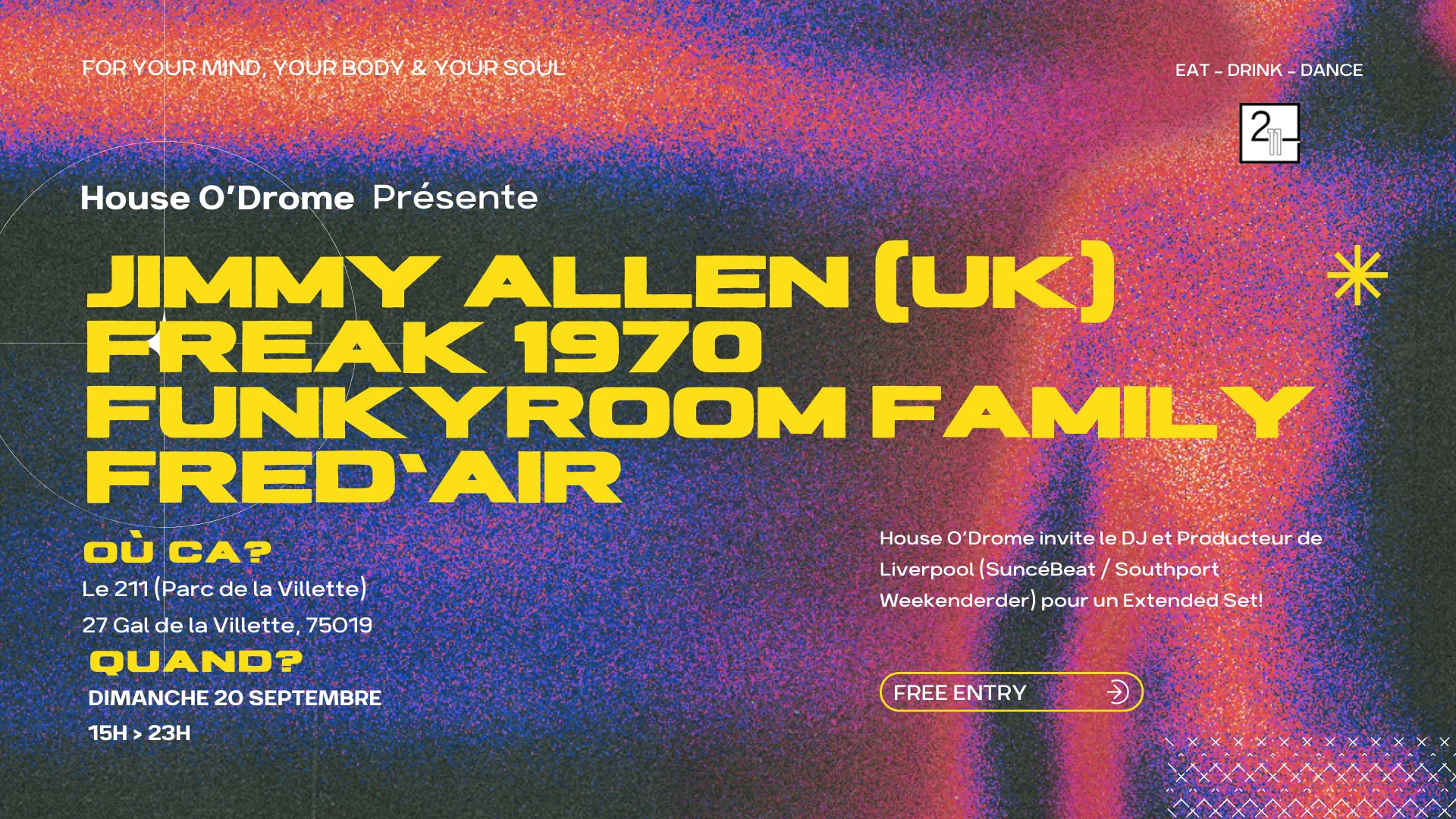 House O'drome W/. Jimmy Allen (Uk - Suncébeat), Freak1970...