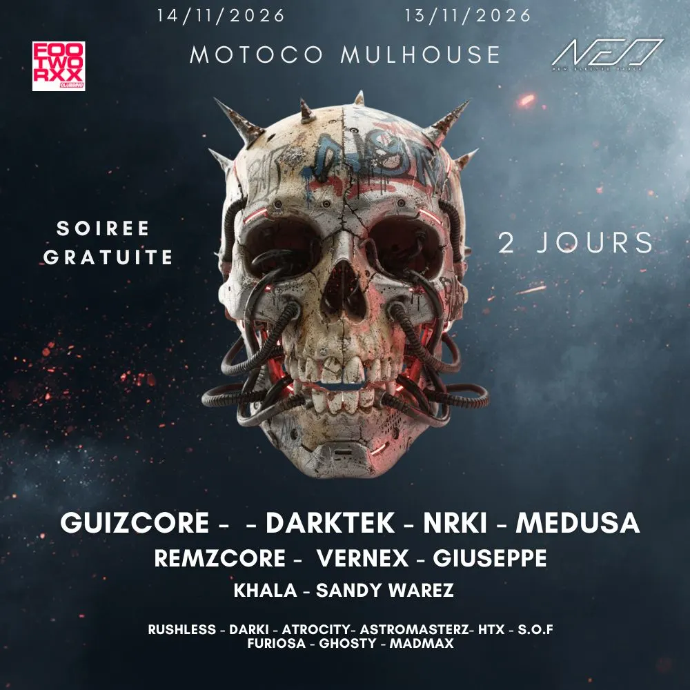 Soiree Gratuit-Remzcore +Medusa + Darktek +Guizcore +Vernex