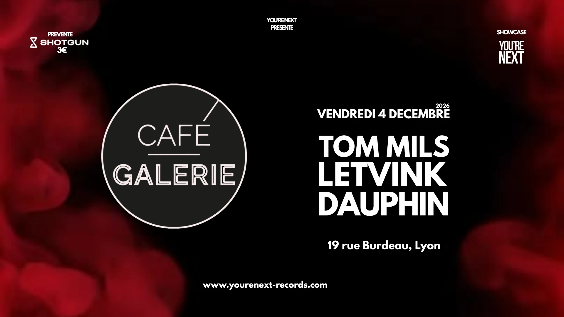 "Show You're Next Records" Tom Mils - Letvink - Dauphin