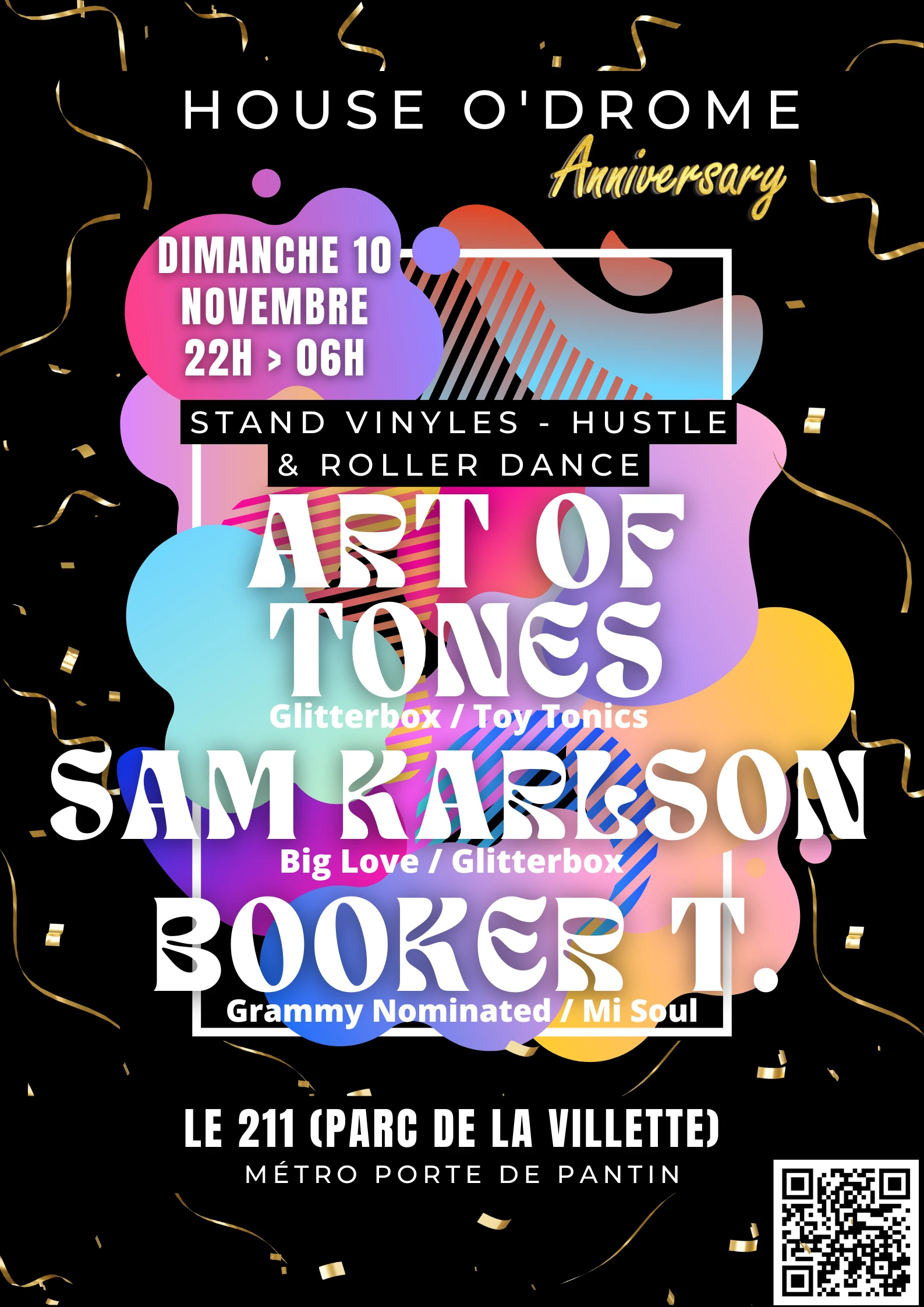 House O'drome : Art Of Tones, Booker T., Sam Karlson & More