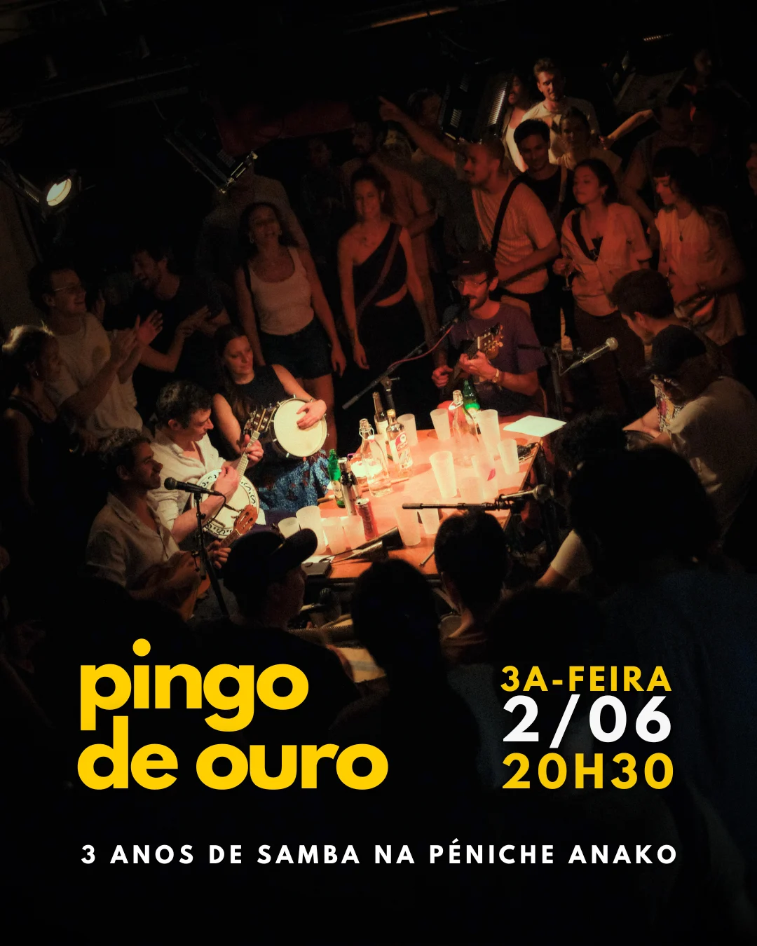 3 Anos De Pingo De Ouro Na Péniche Anako