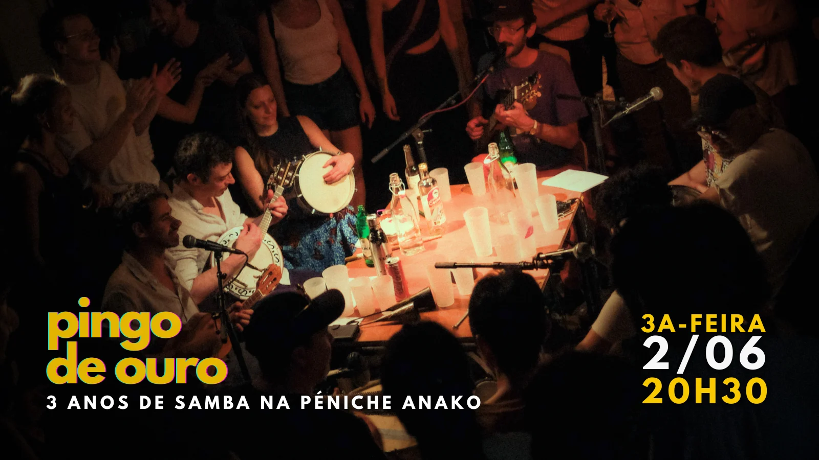 3 Anos De Pingo De Ouro Na Péniche Anako