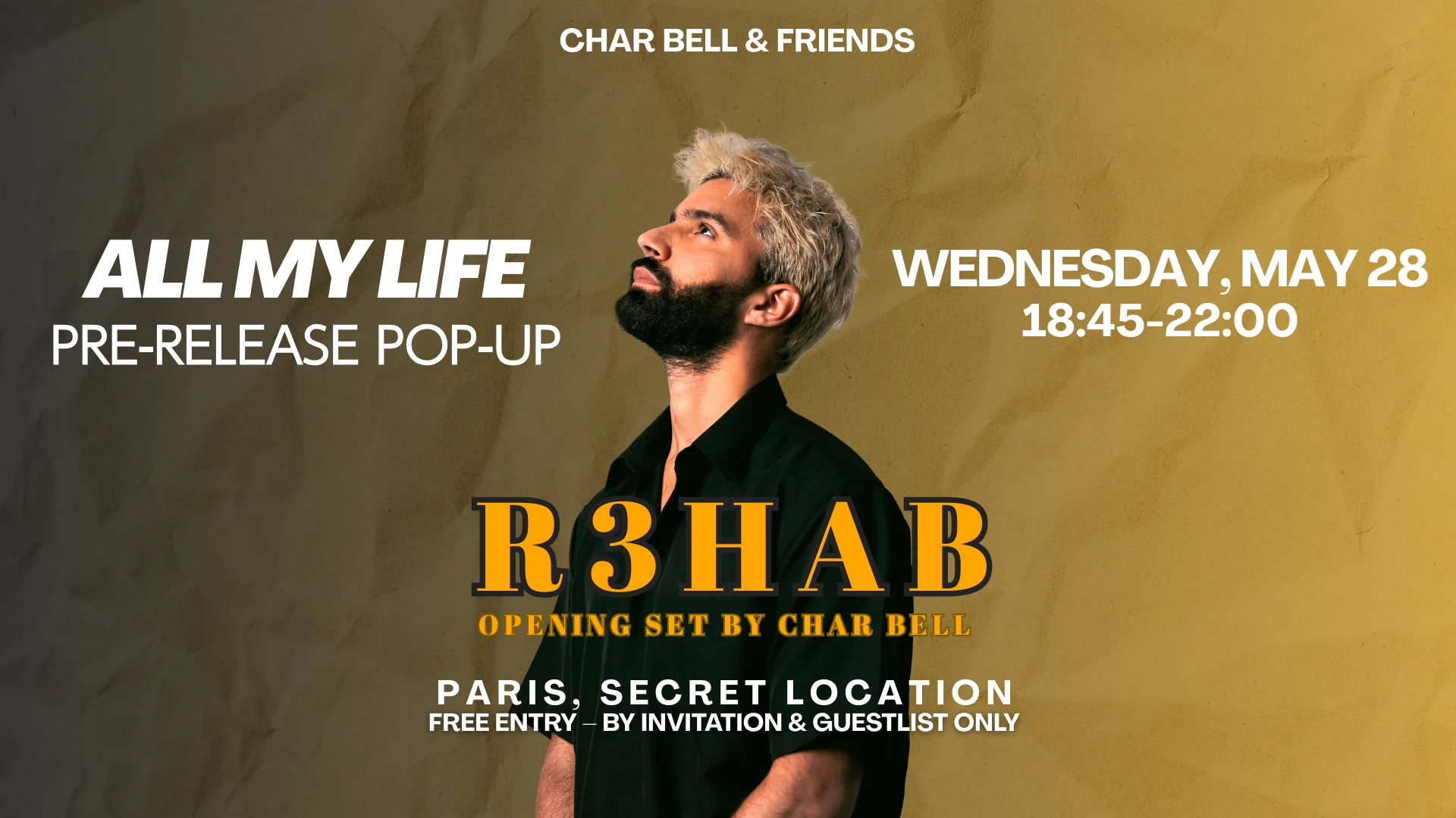 R3hab – “All My Life” Pre-Release Pop-Up