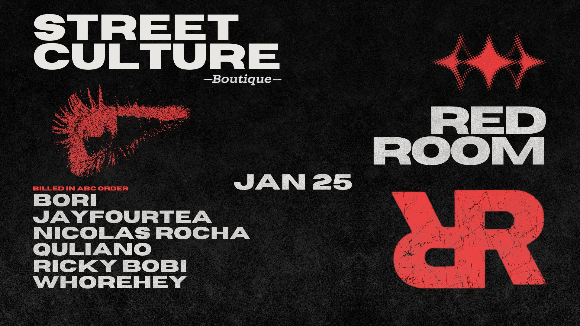 Street Culture X Red Room