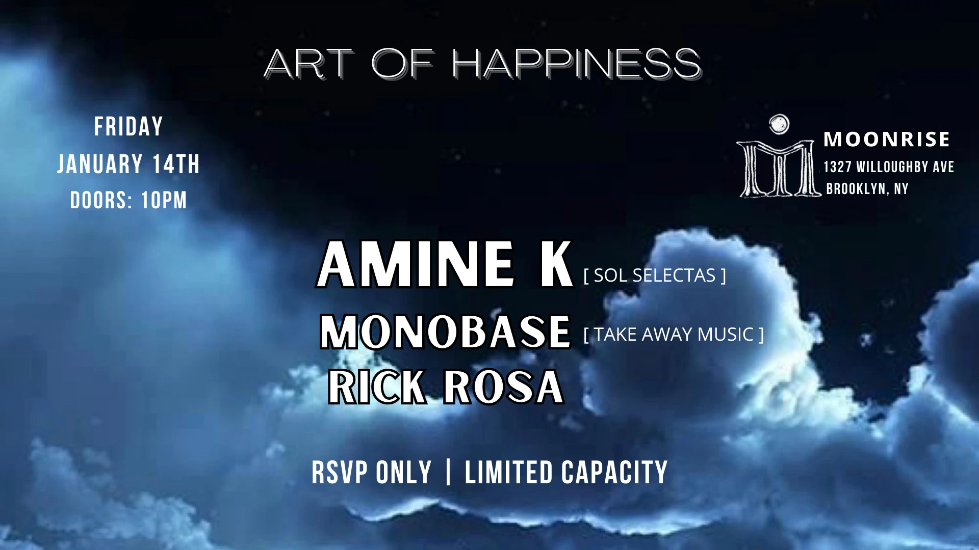 Art Of Happiness: Amine K, Monobase, Rick Rosa
