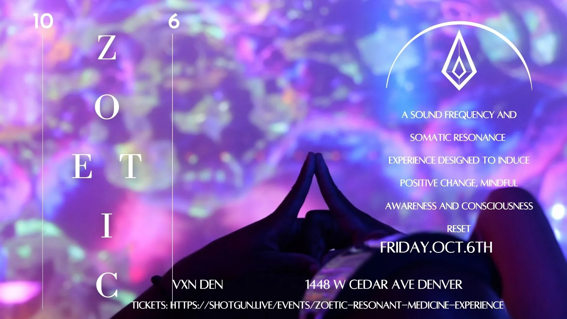Zoetic, Resonant Medicine Experience