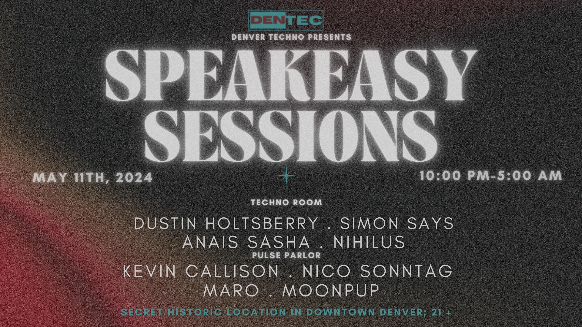 Denver Techno Presents: Speakeasy Sessions Vol.3