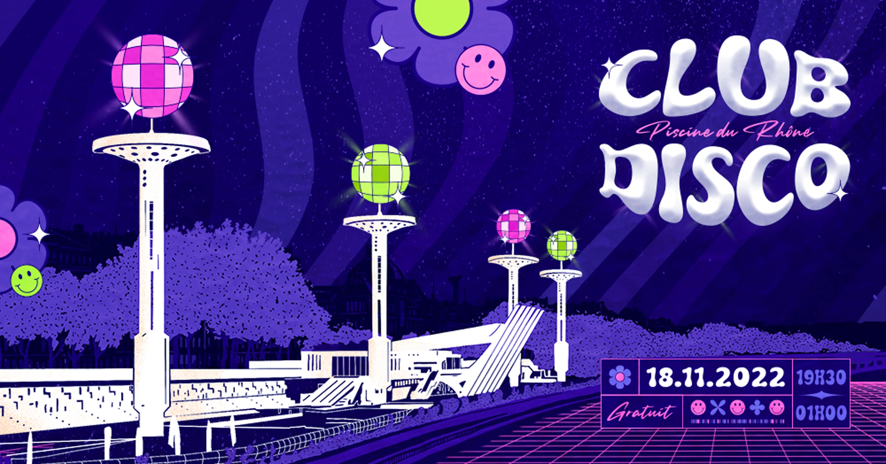 Gratuit - Afterwork & Club Disco @ Piscine Du Rhône