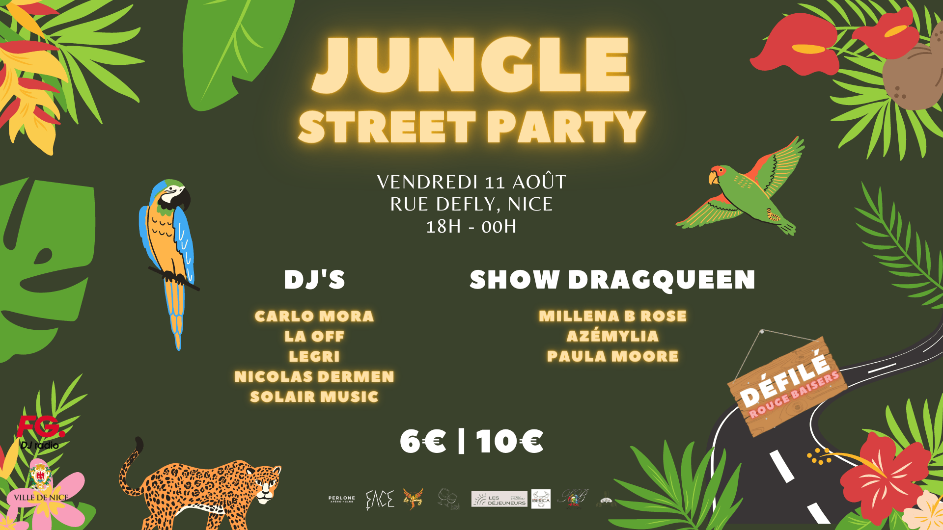 Jungle Street Party @ Rue Defly, Nice