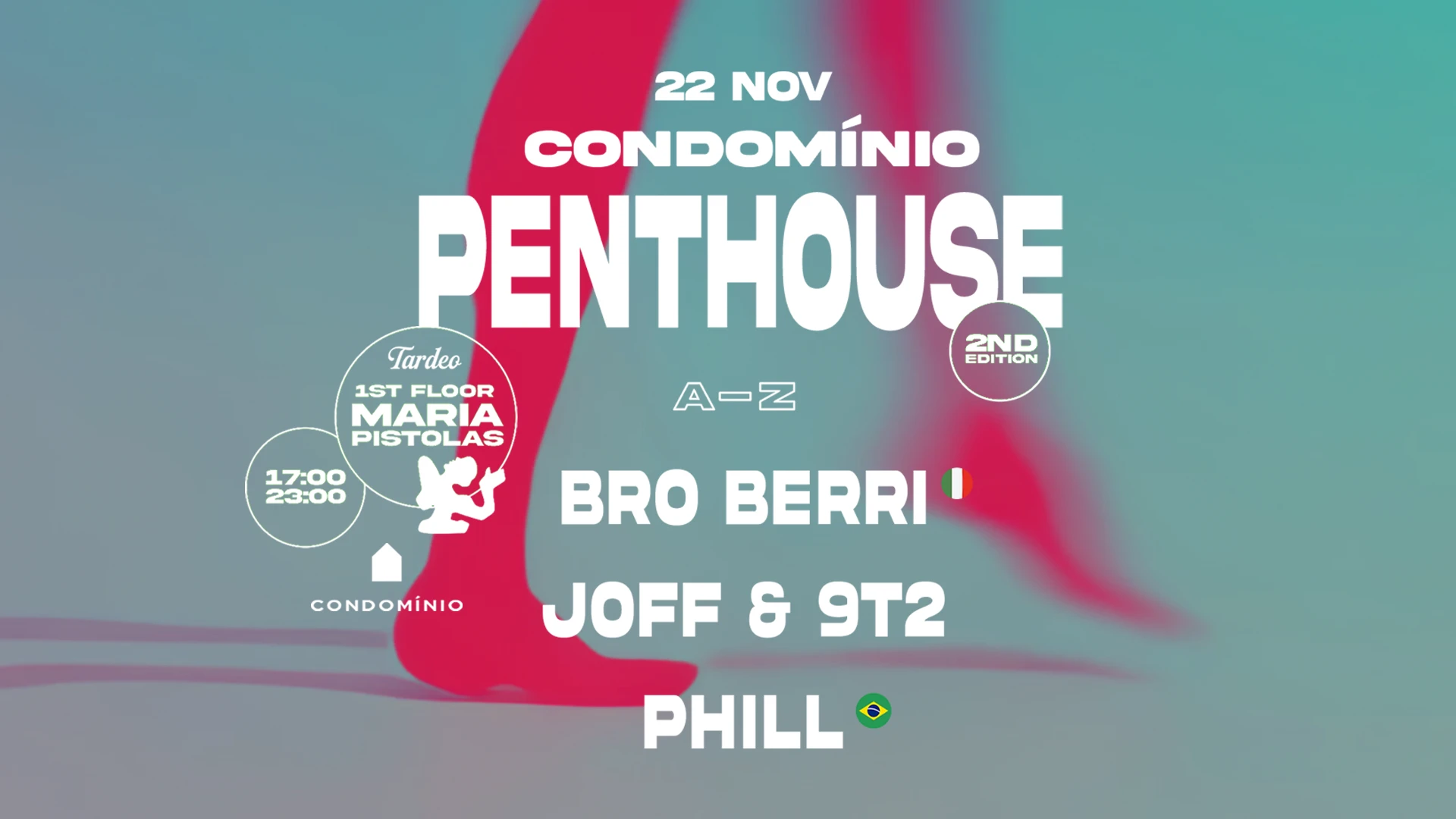 Tardeo - 22th Nov - Penthouse | Maria Pistolas