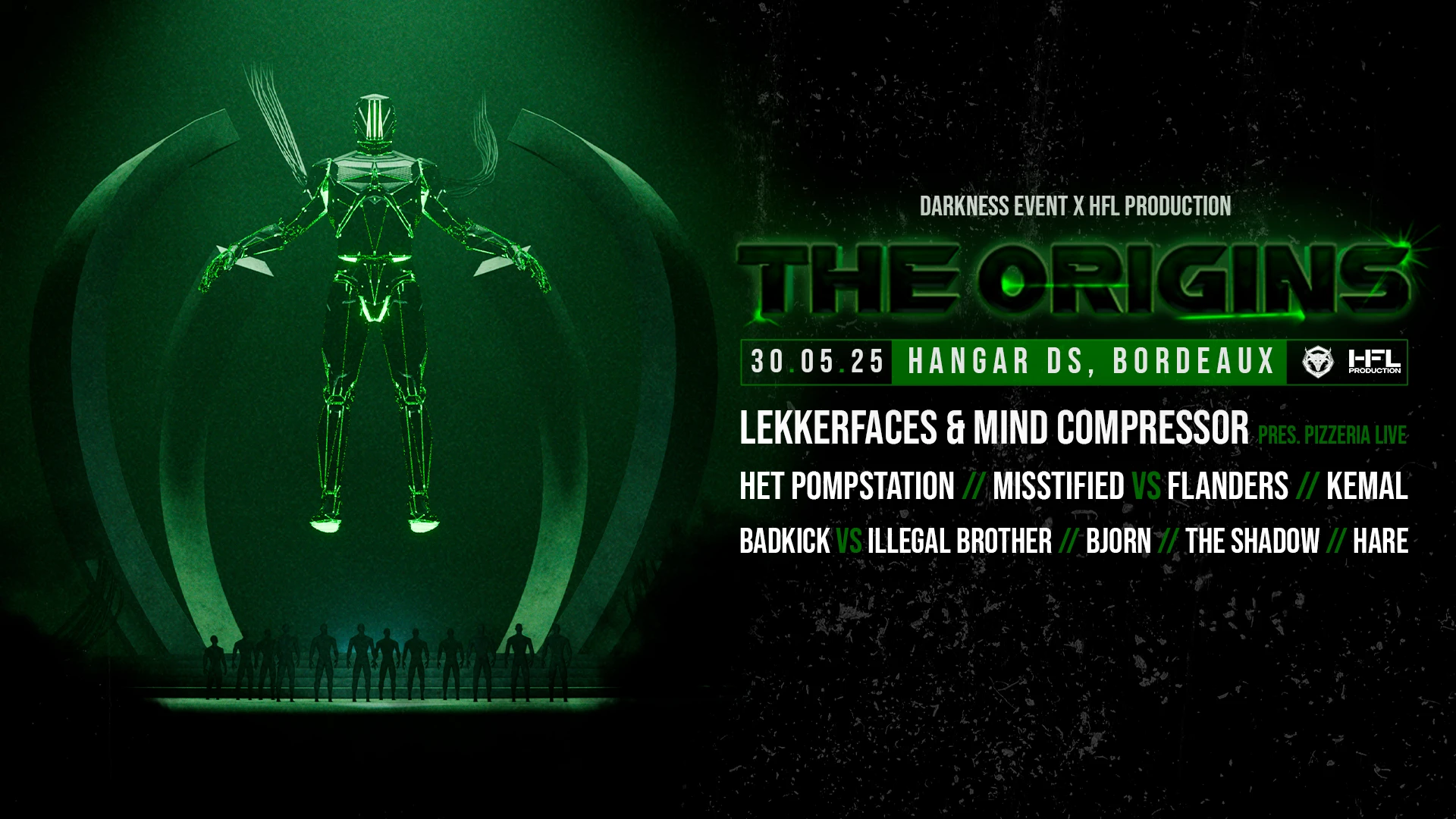 The Origins W/ Lekkerfaces & Mind Compresso Pizzeria Live