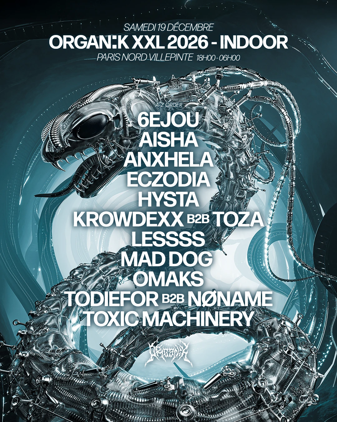 Organïk Xxl 2026 - Indoor