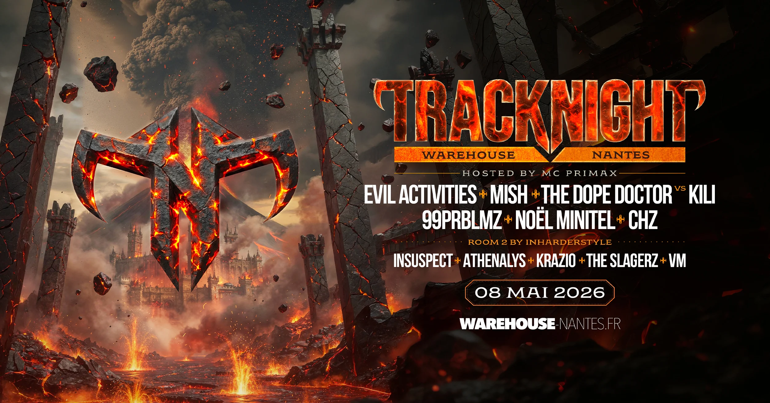 Tracknight W/ Evil Activities. Mish. The Dope Doctor & More