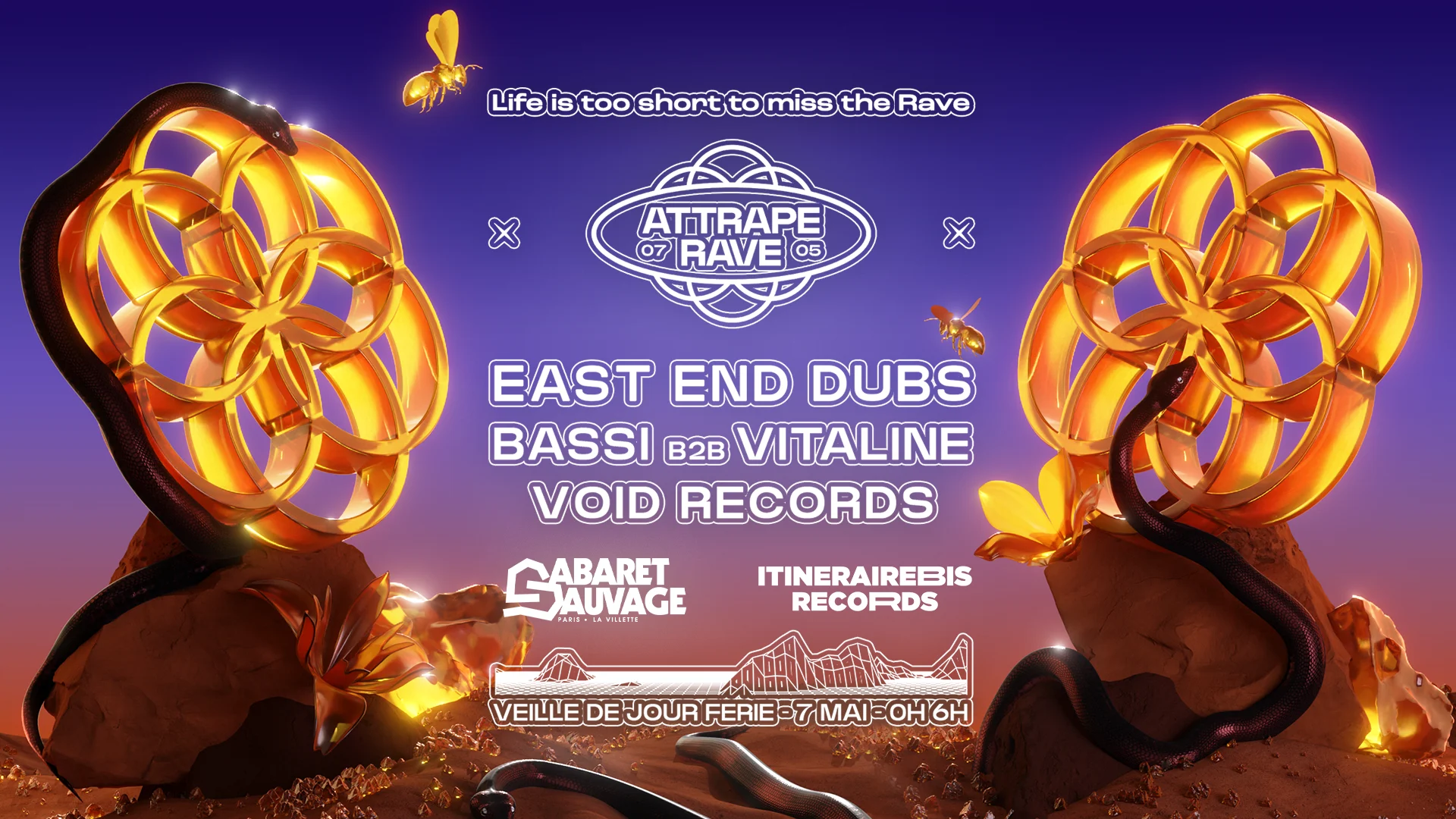Attrape Rave - East End Dubs, Vitaline, Bassi, Void Records