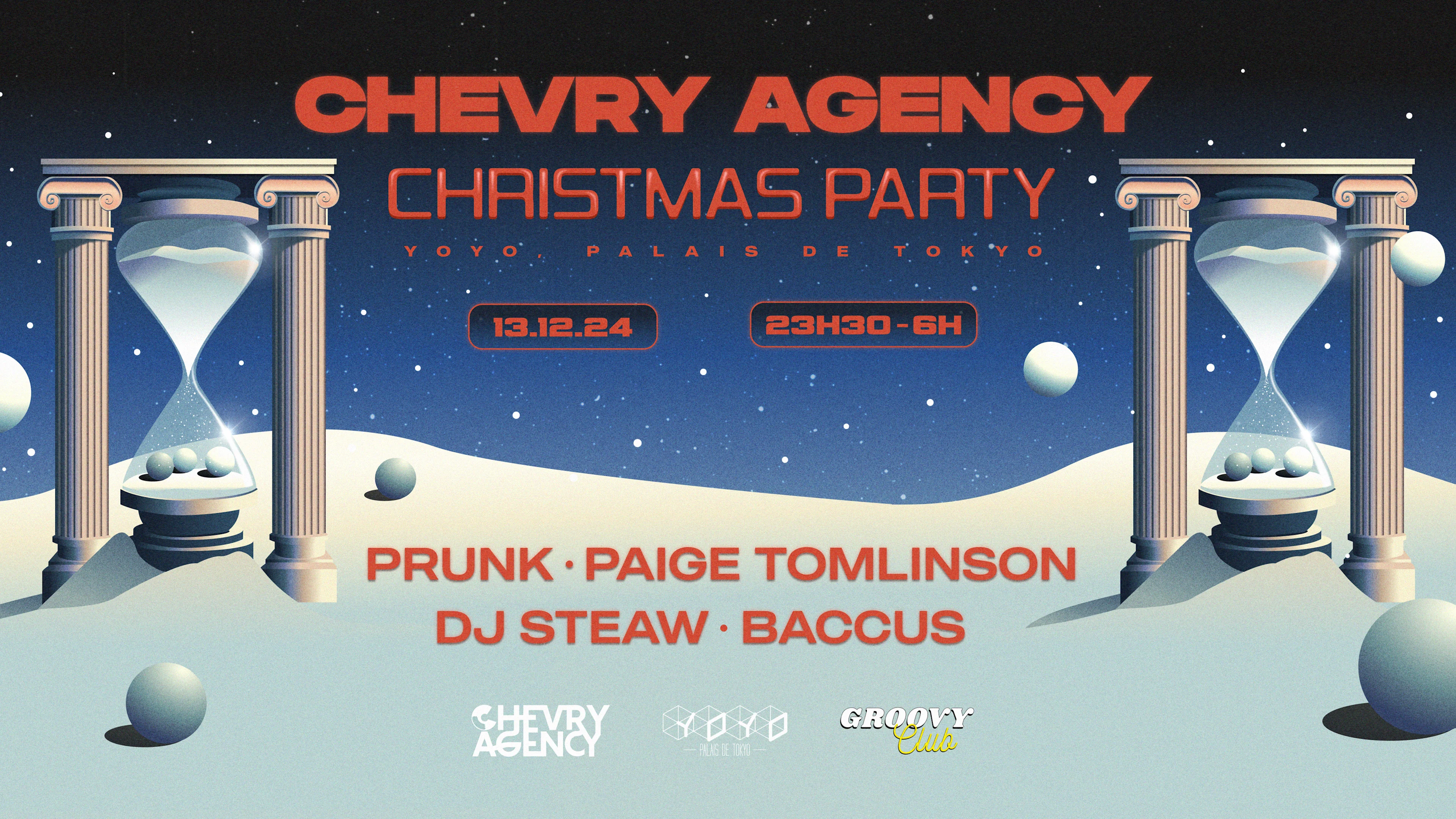 Chevry Agency Christmas Party: Prunk & Paige Tomlinson @Yoyo