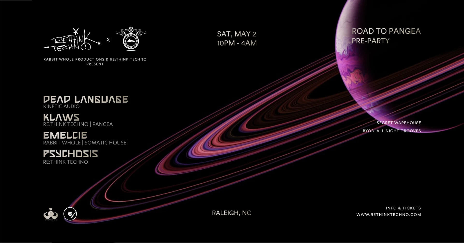 Road To Pangea Pre-Party / Raleigh Edition