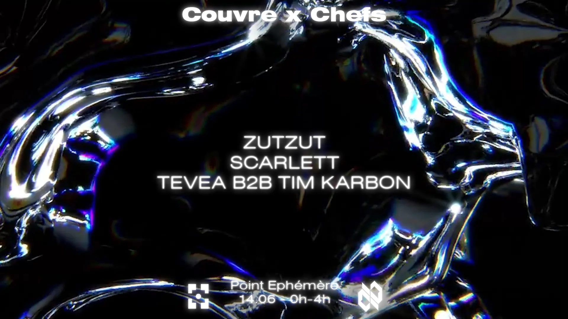 Couvre X Chefs : Zutzut, Scarlett, Tévéa B2b Tim Karbon