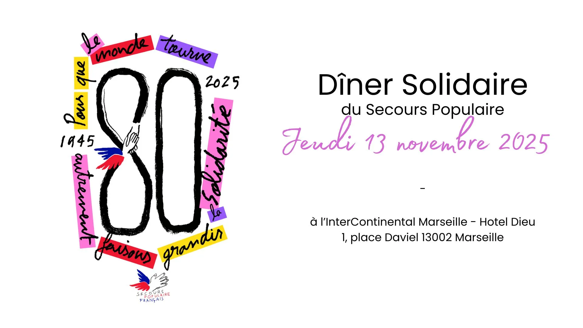 Dîner Solidaire - La Tablée
