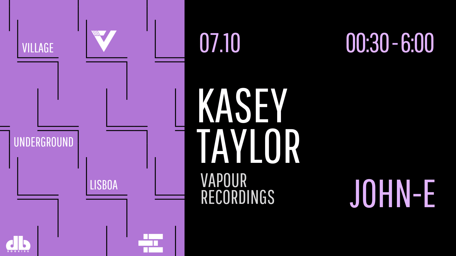 Kasey Taylor (Vapour Recordings) X John-E