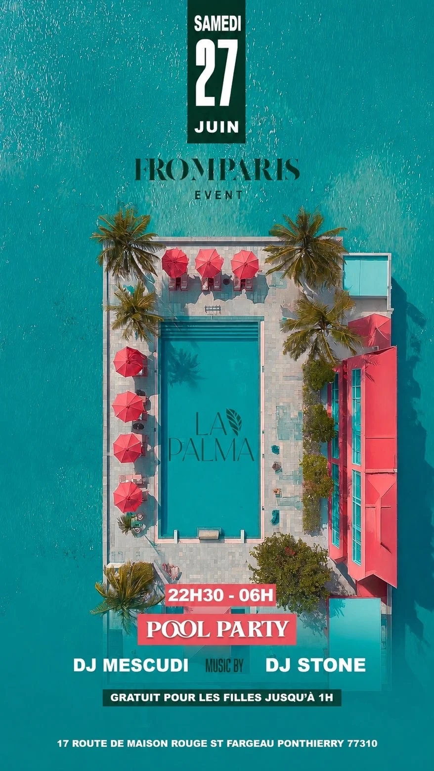 From Paris : Pool Party Edition !