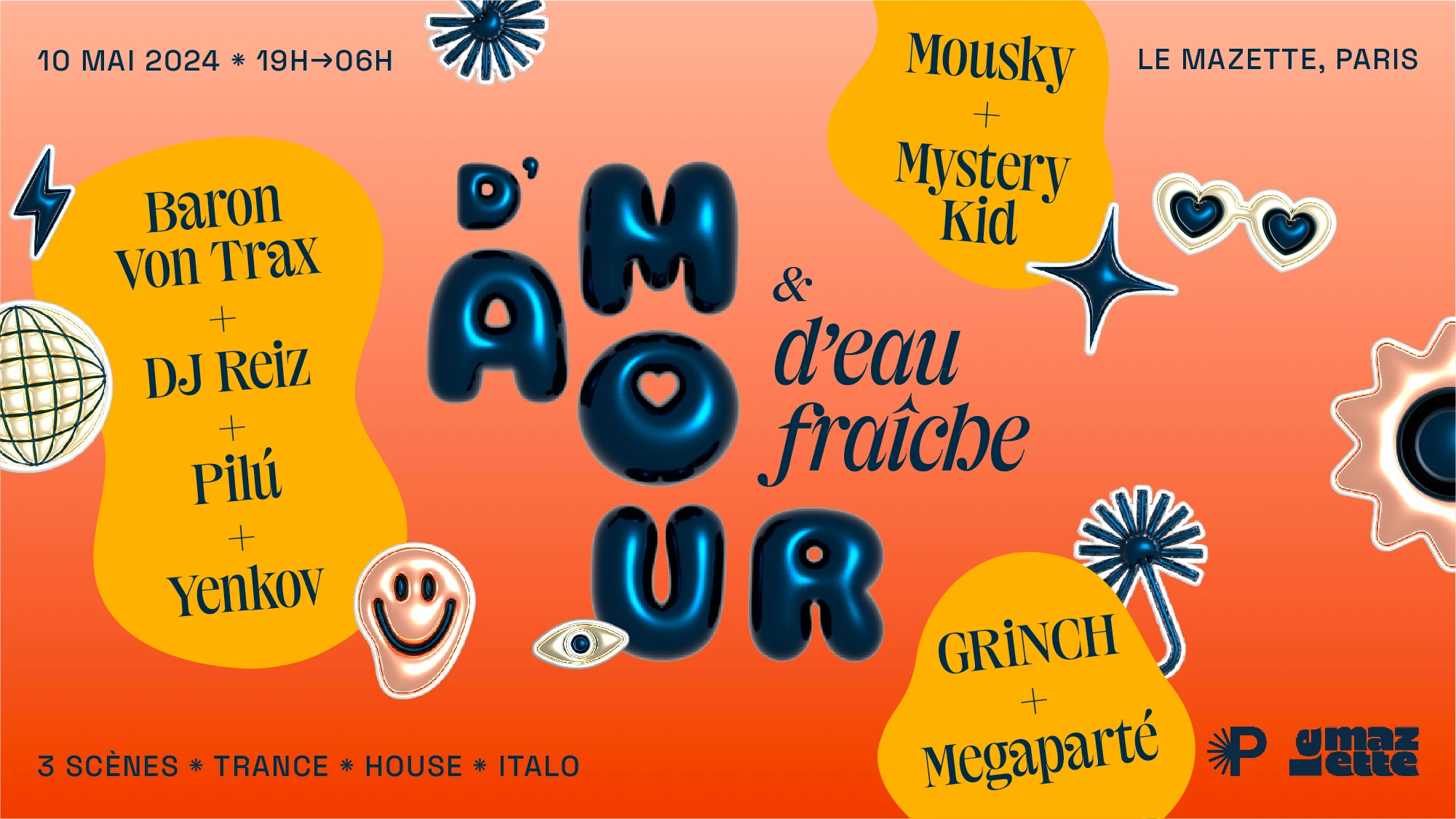 La Pépinière X Le Mazette • D'amour Et D'eau Fraîche
