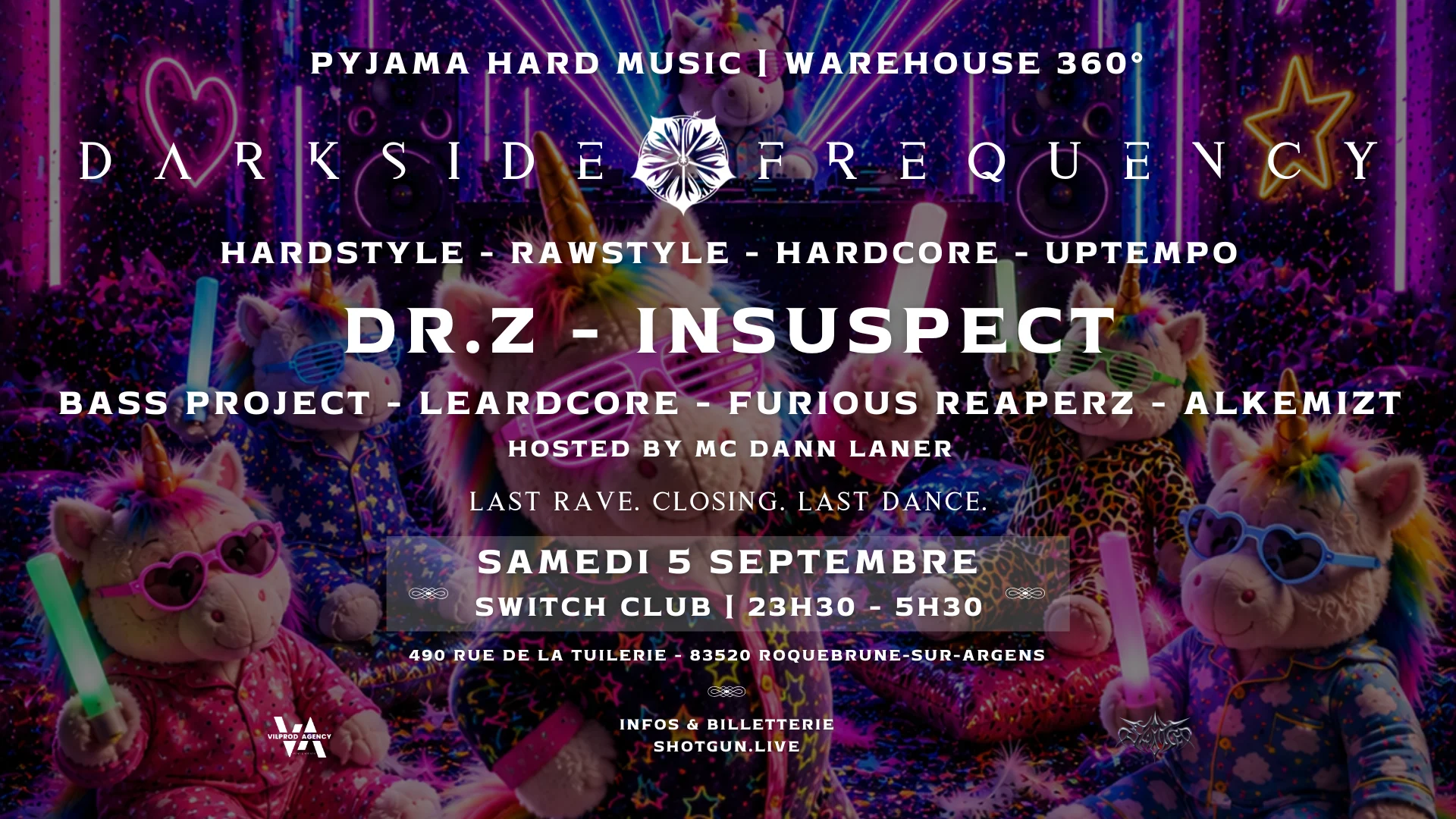 Dr.Z & Insuspect | Closing Pyjama Hard Music @ Switch 05.09