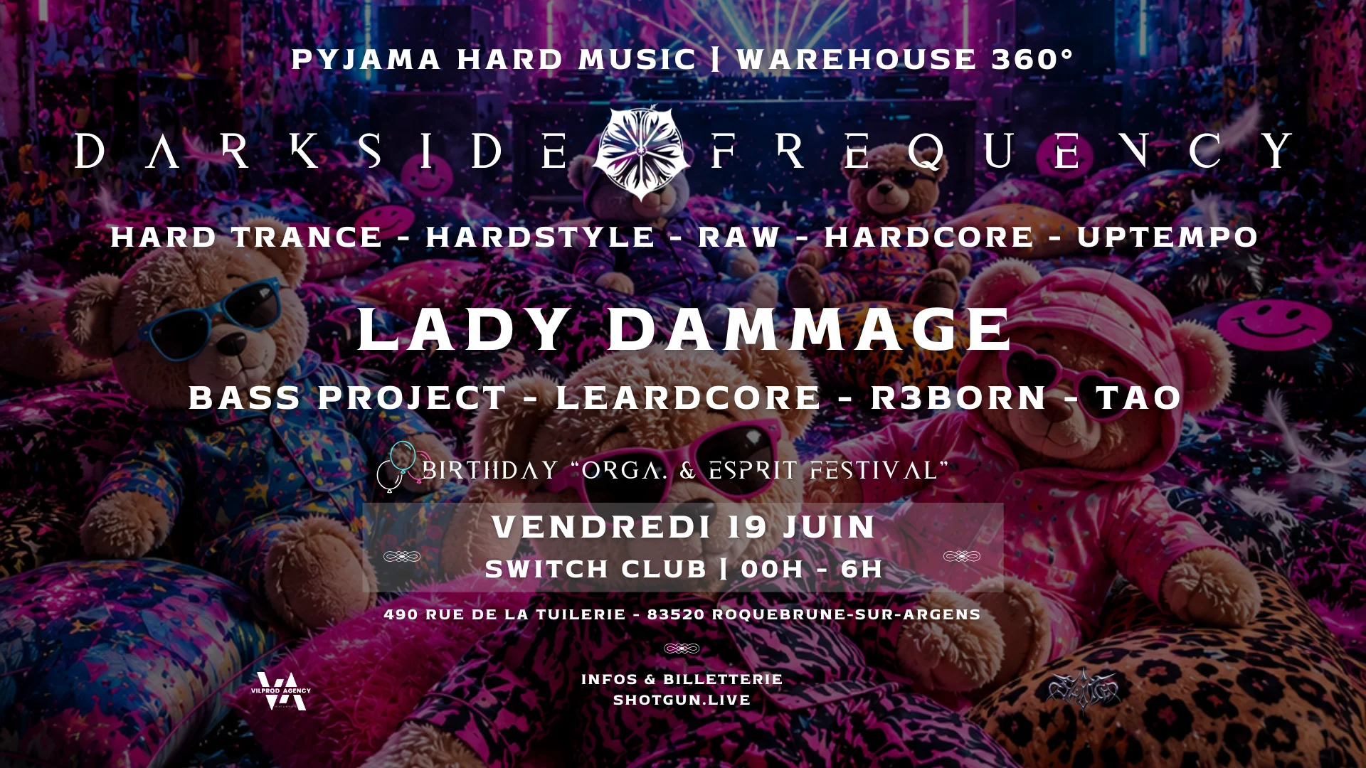 Lady Dammage | Pyjama Hard Music - Darkside @ Switch 19.06