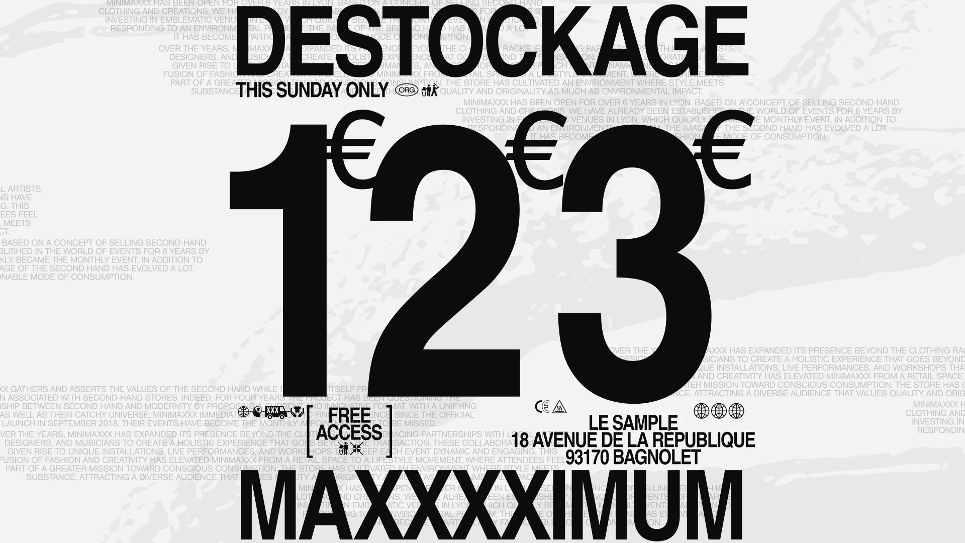 [Destockage] Friperie — 1, 2, 3 Euros Maxxximum #3