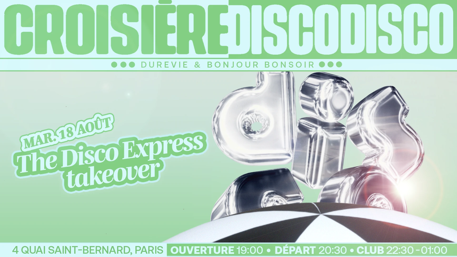 Disco Disco Croisière : The Disco Express (Takeover)