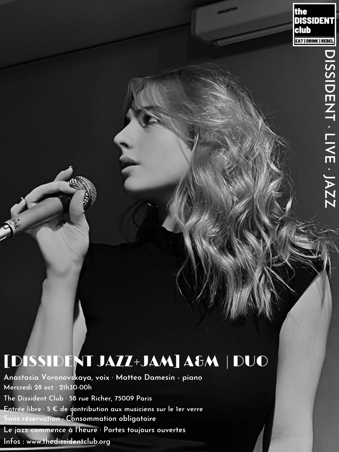 [Dissident Jazz+Jam] Anastasia & Matteo | Duo