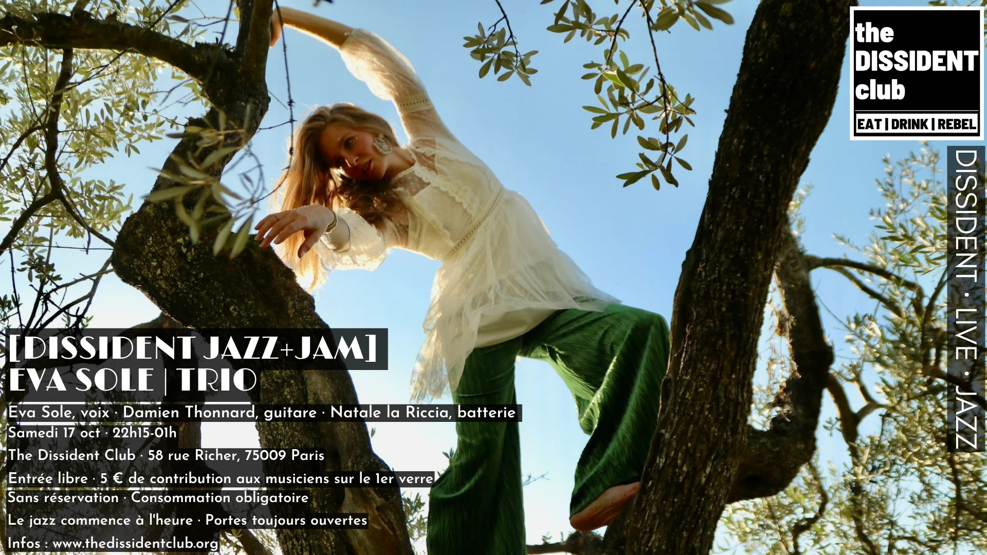 [Dissident Jazz+Jam] Eva Sole | Trio